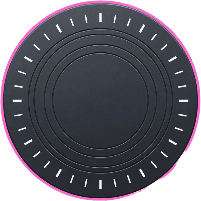 DJ Hit Zone Button - Hot Pink (1 / 3)