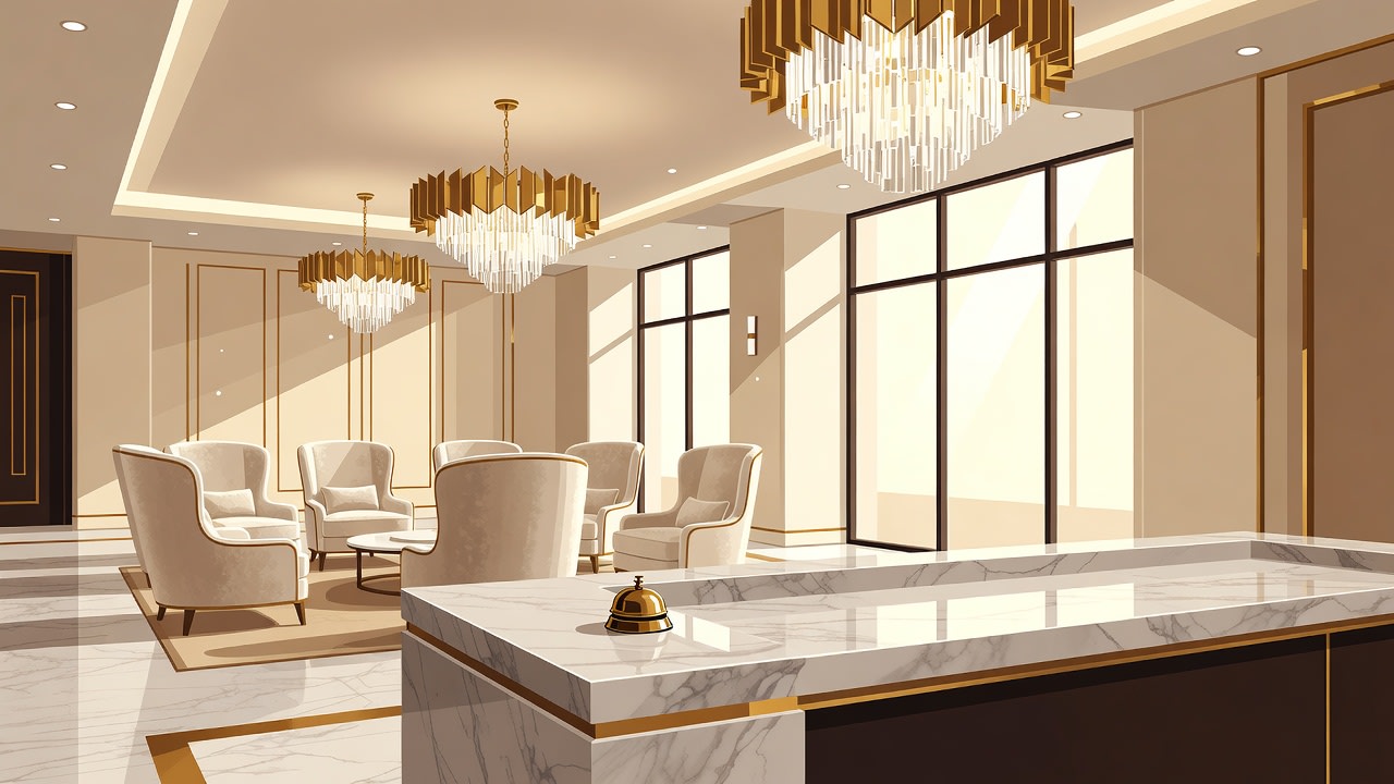 Hotel Lobby Background (1 / 2)