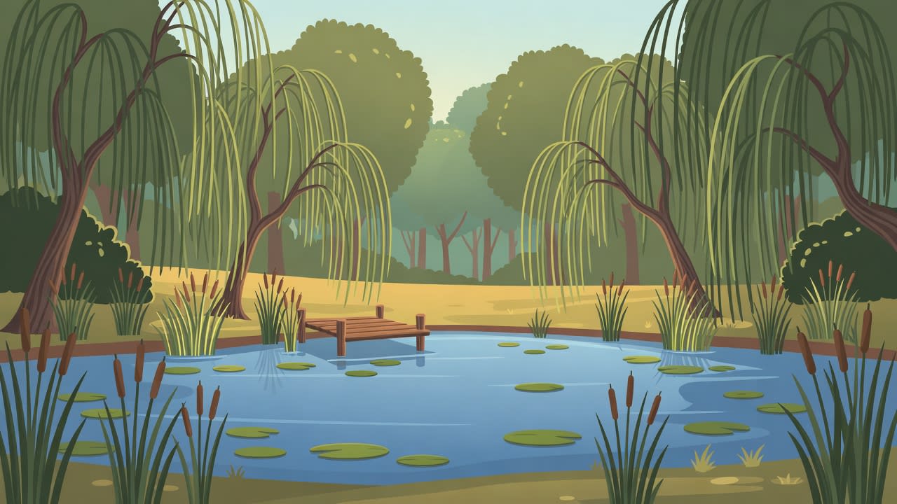Pond Background