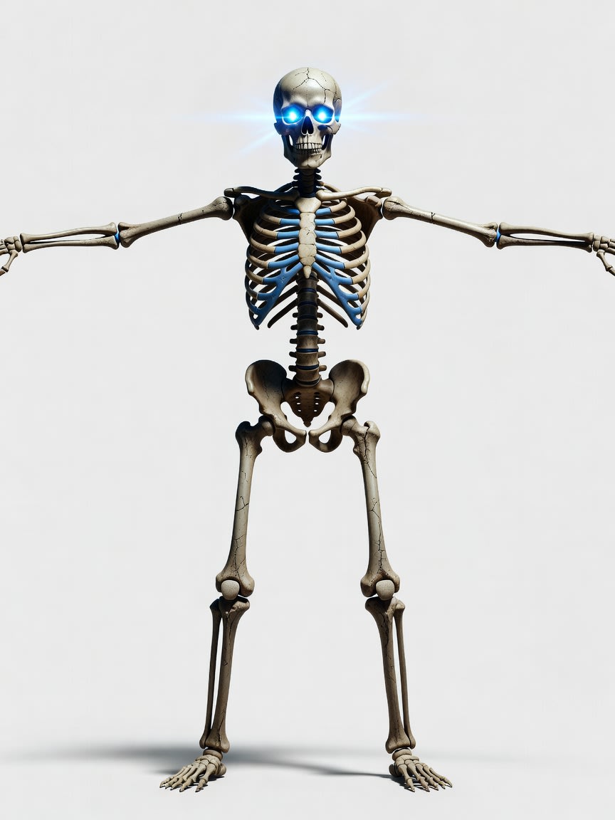 Skeleton Character Concept (2 / 3)