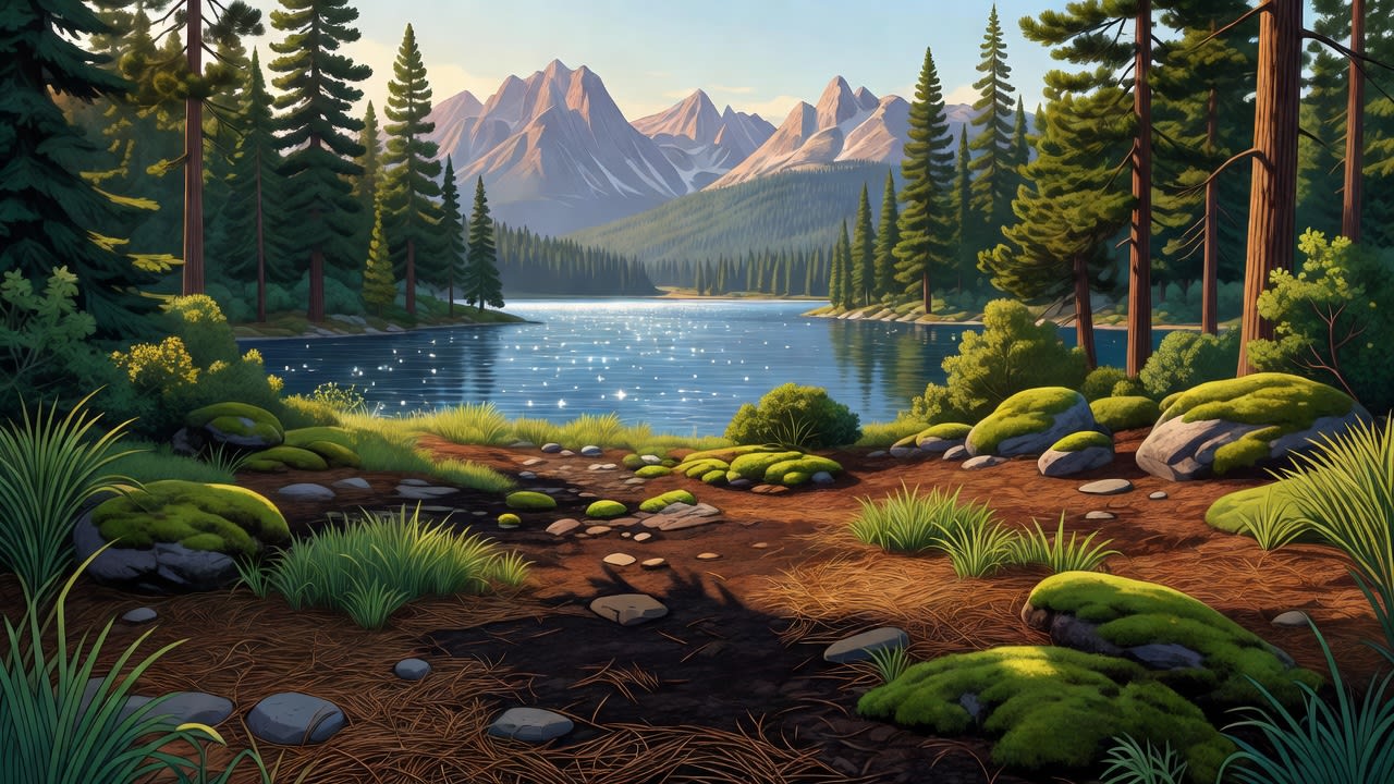 Alpine Background Central - Ground Space