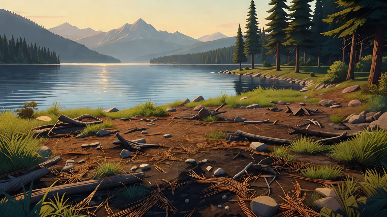 Lake West Background - Ground Space