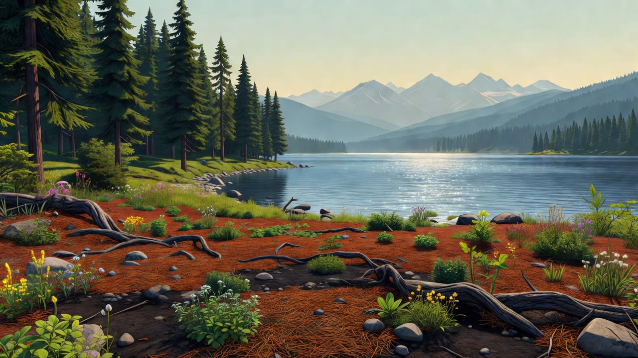 Lake East Background - Ground Space