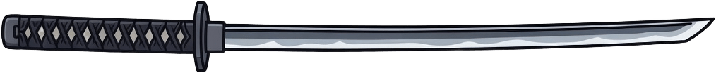Katana Weapon - Anime Sprite