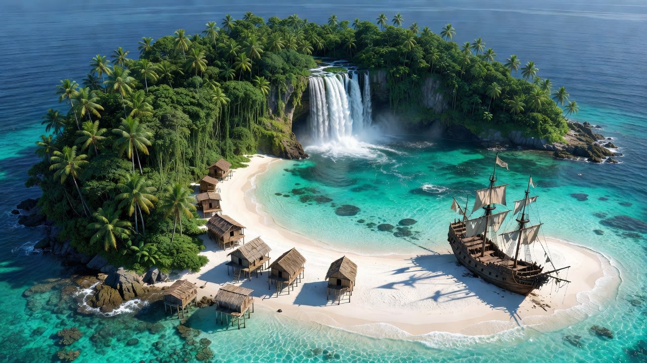 Island 3 - Crescent Lagoon