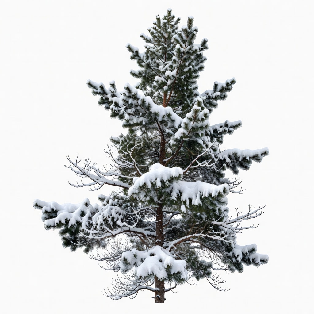 Winter Pine Tree