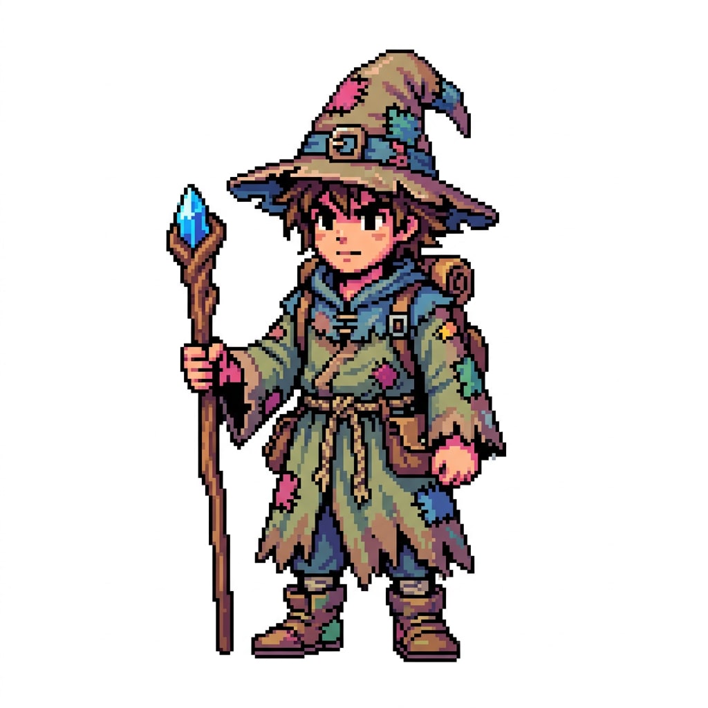 Scrappy Adventurer Pixel Art (4 / 4)