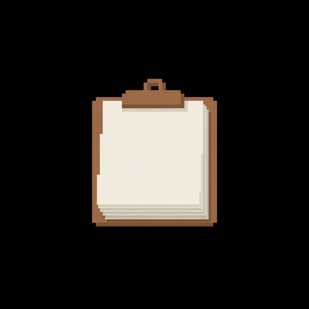 Clipboard Weapon Sprite