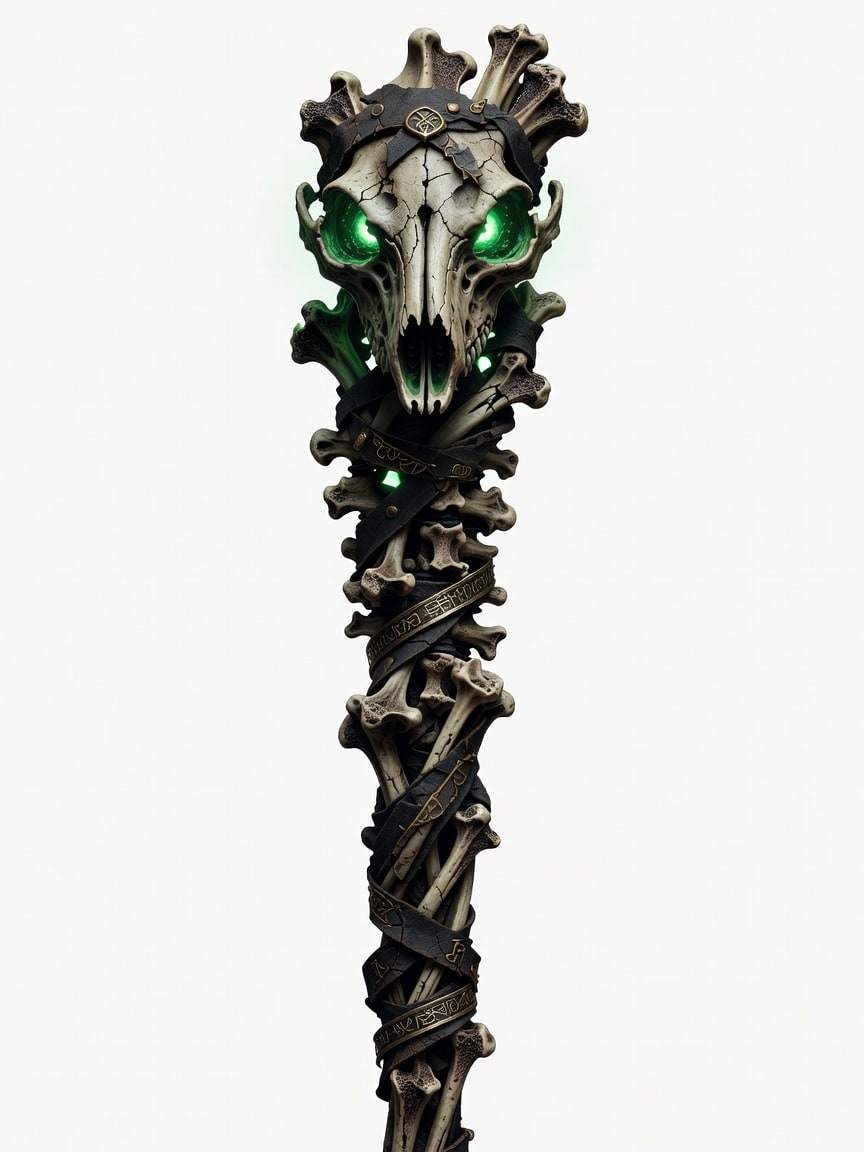 Bone Staff - Bone Weaver
