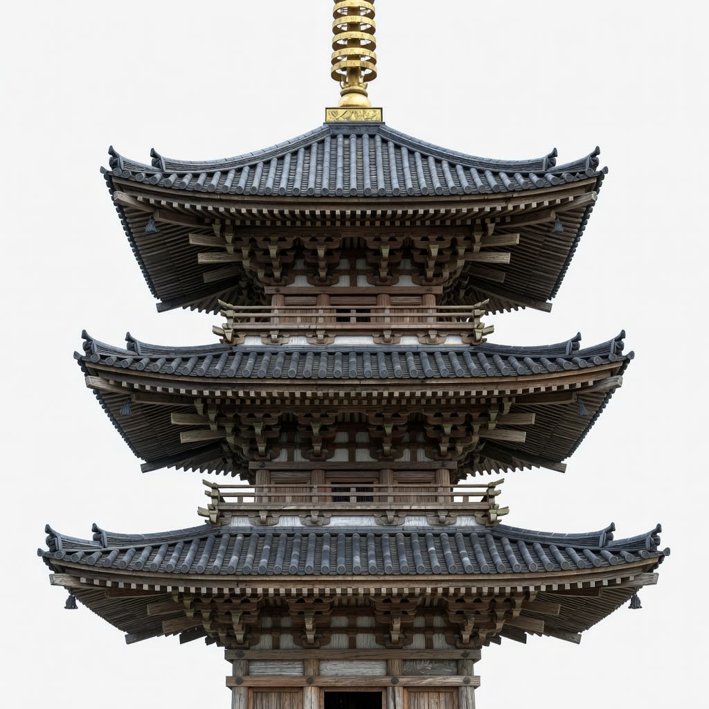 Pagoda Roof Structure