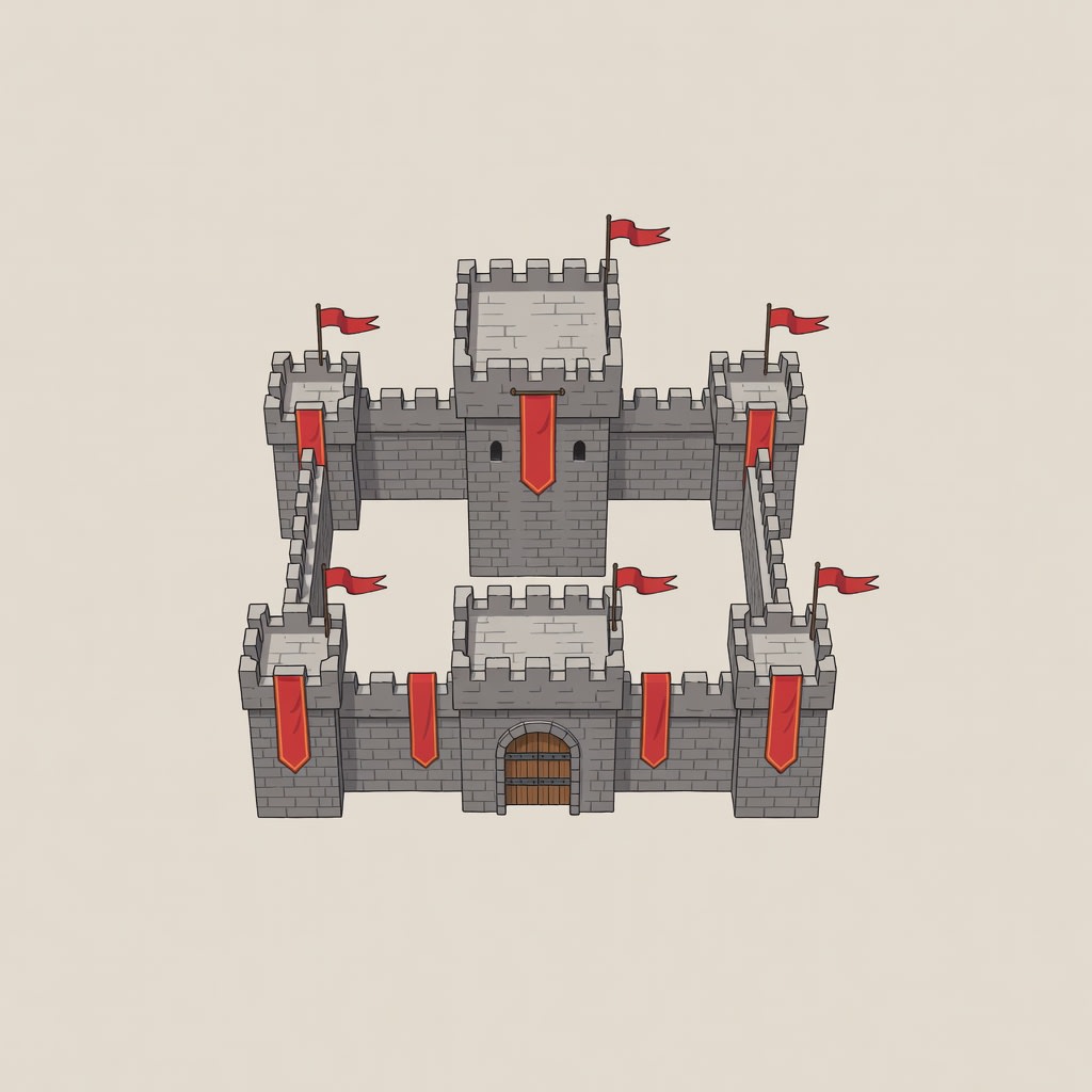 Top-Down Medieval Castle (2 / 3)