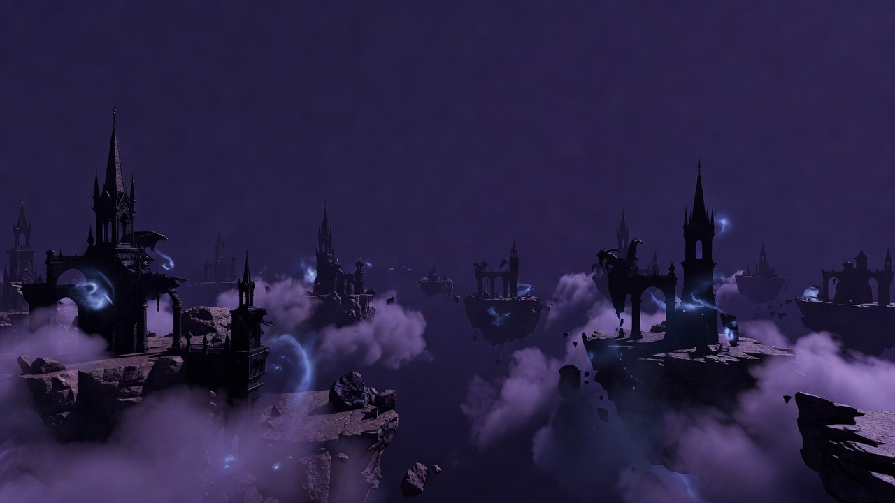 Dark Fantasy Side Background - No Moon (4 / 4)