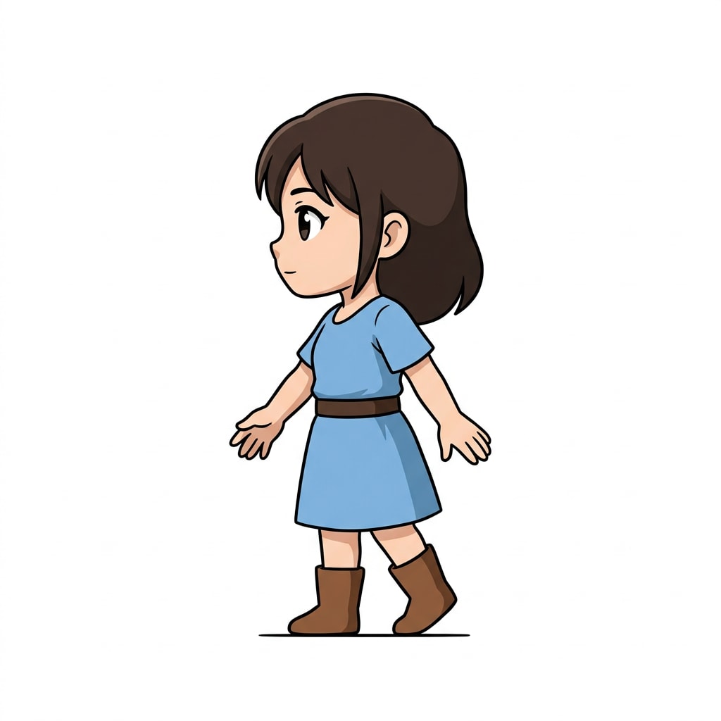 Chibi Female Base Sprite (1 / 4)