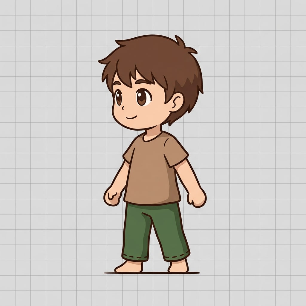 Chibi Male Base Sprite (3 / 4)
