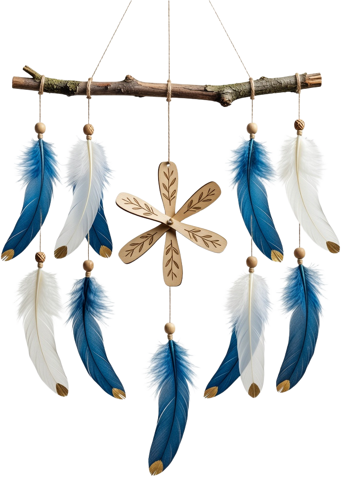Feather Mobile Decor