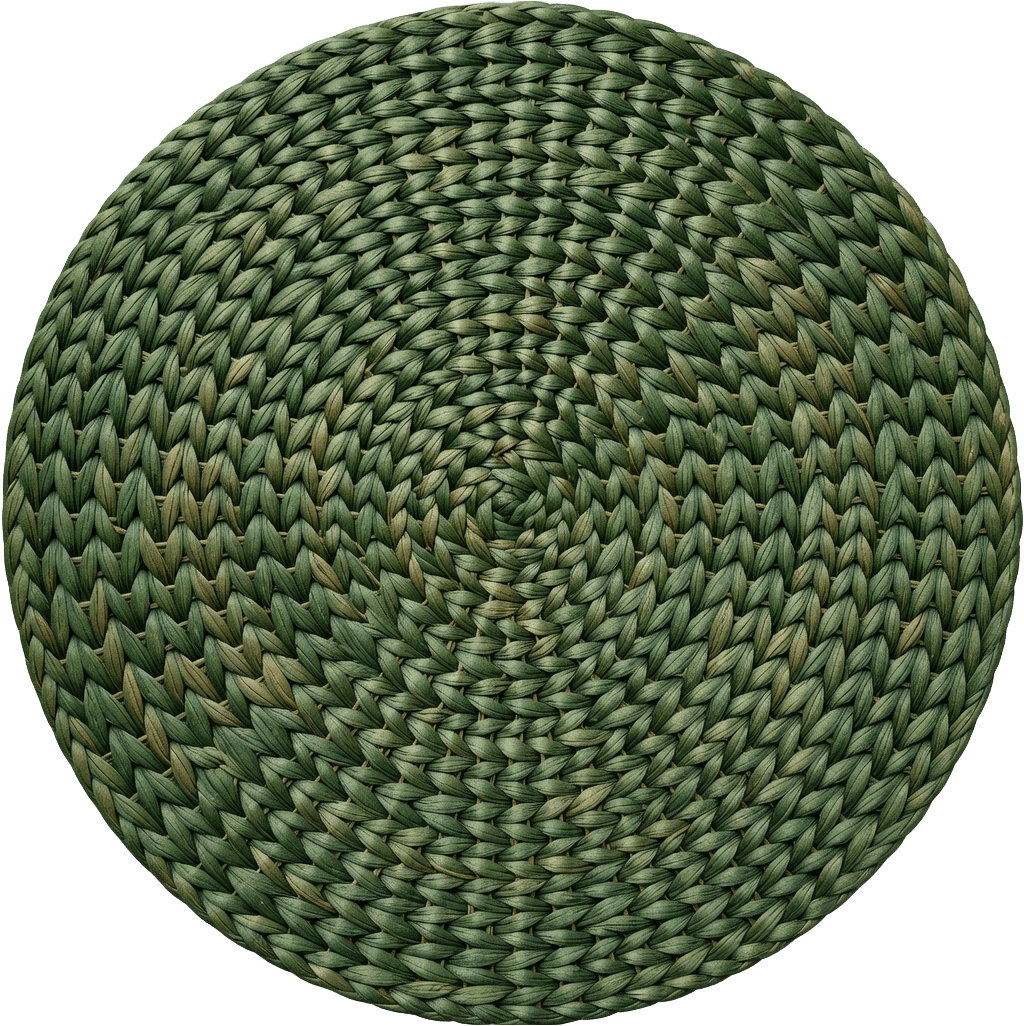 Grass Mat Decor