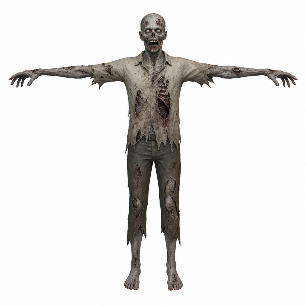 Zombie Clean Concept