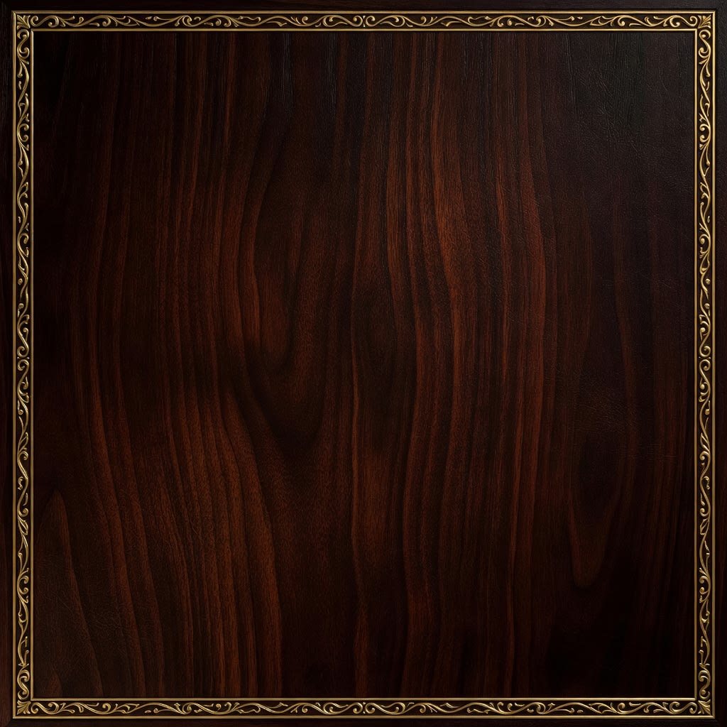 Panel Background Dark Wood