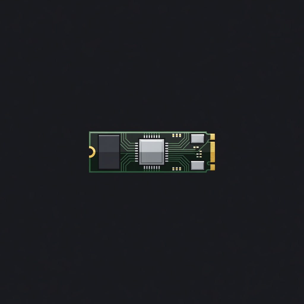 SSD M2 Icon Vector