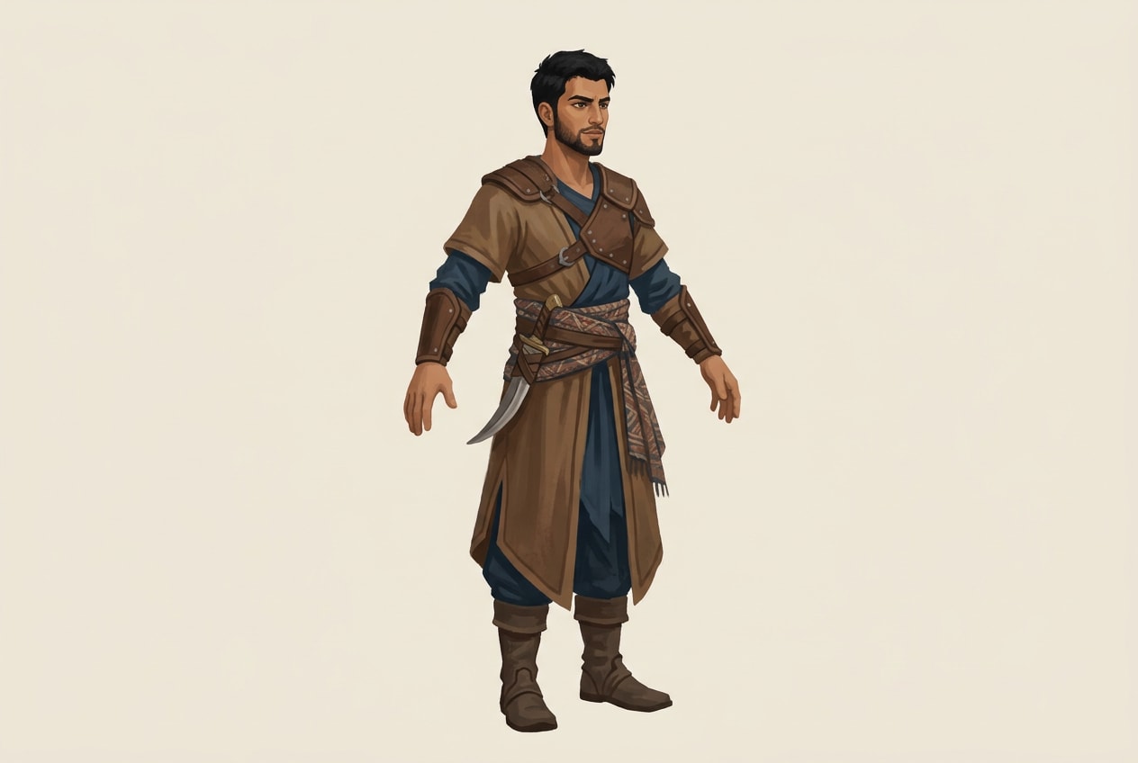 Saraj Character Concept (2 / 4)