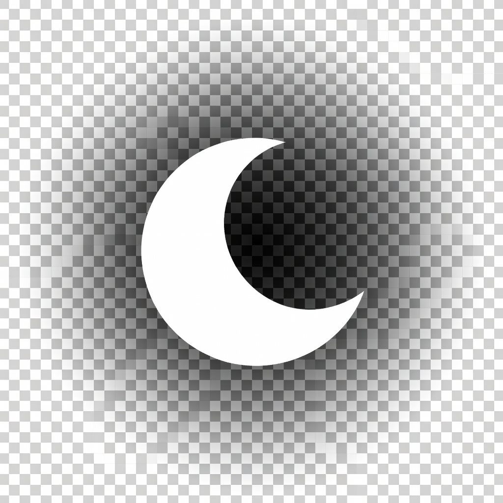 Icon 9 - White Crescent