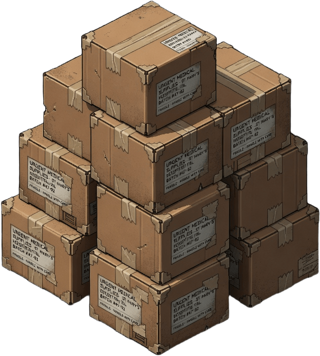 Cardboard Supply Boxes (1 / 3)