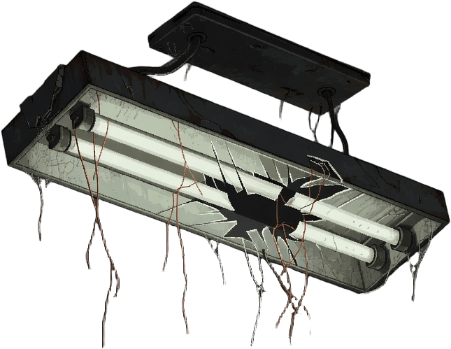 Broken Fluorescent Light