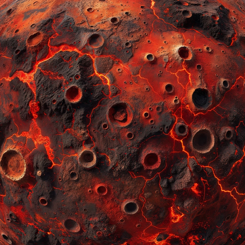 Planet Red - Mars-like surface