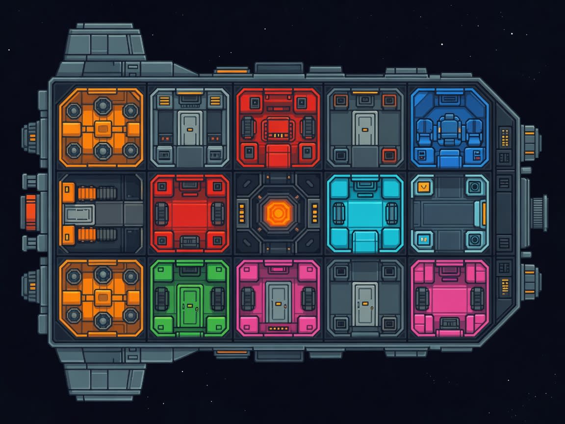 Top-down spaceship interior (1 / 4)