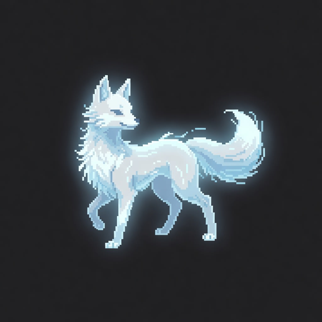 Fox Spirit Pixel Sprite