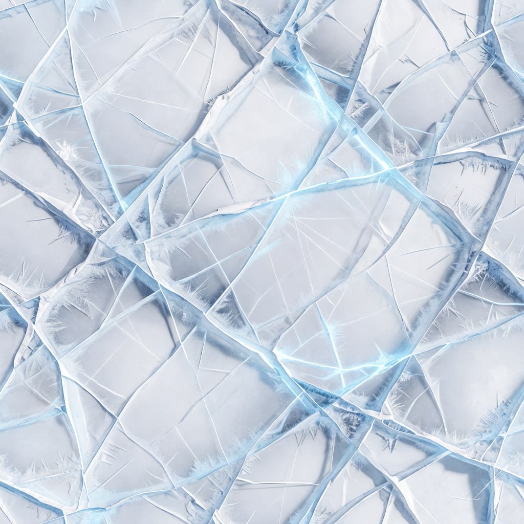 Ice crystal detail