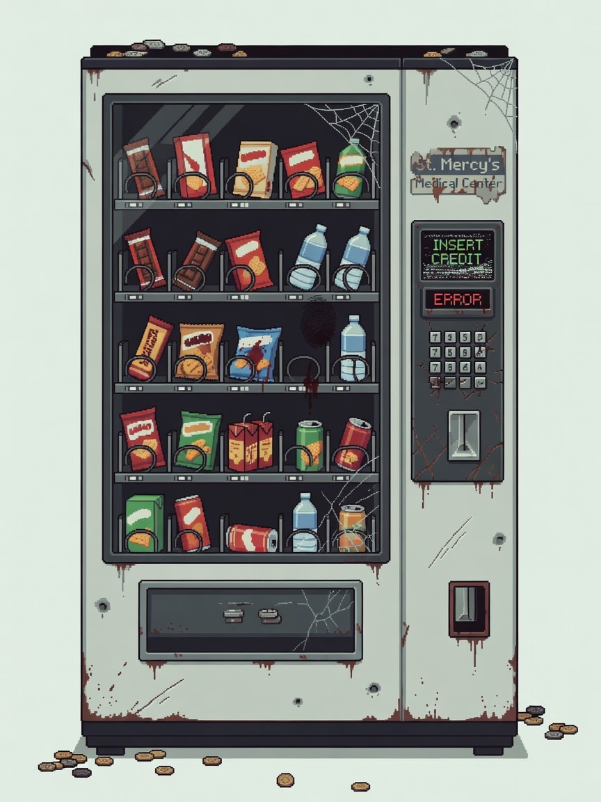 Horror Vending Machine Pixel Art (2 / 4)