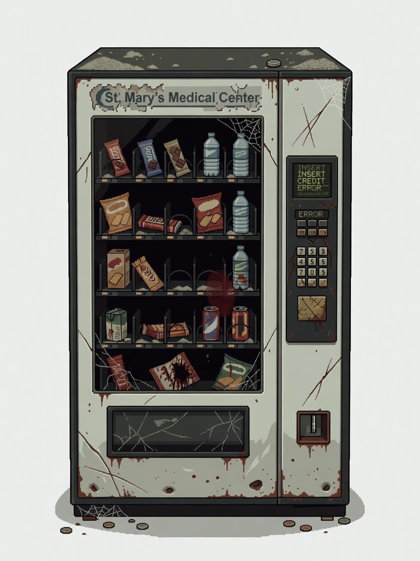 Horror Vending Machine Pixel Art (3 / 4)