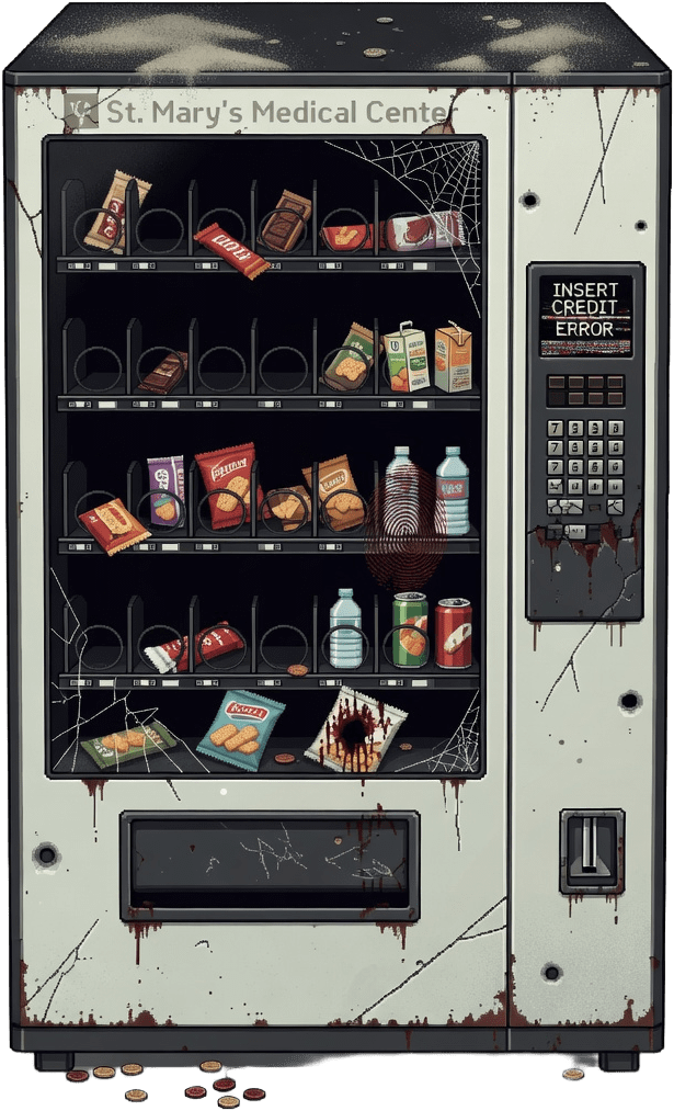 Horror Vending Machine Pixel Art (4 / 4)