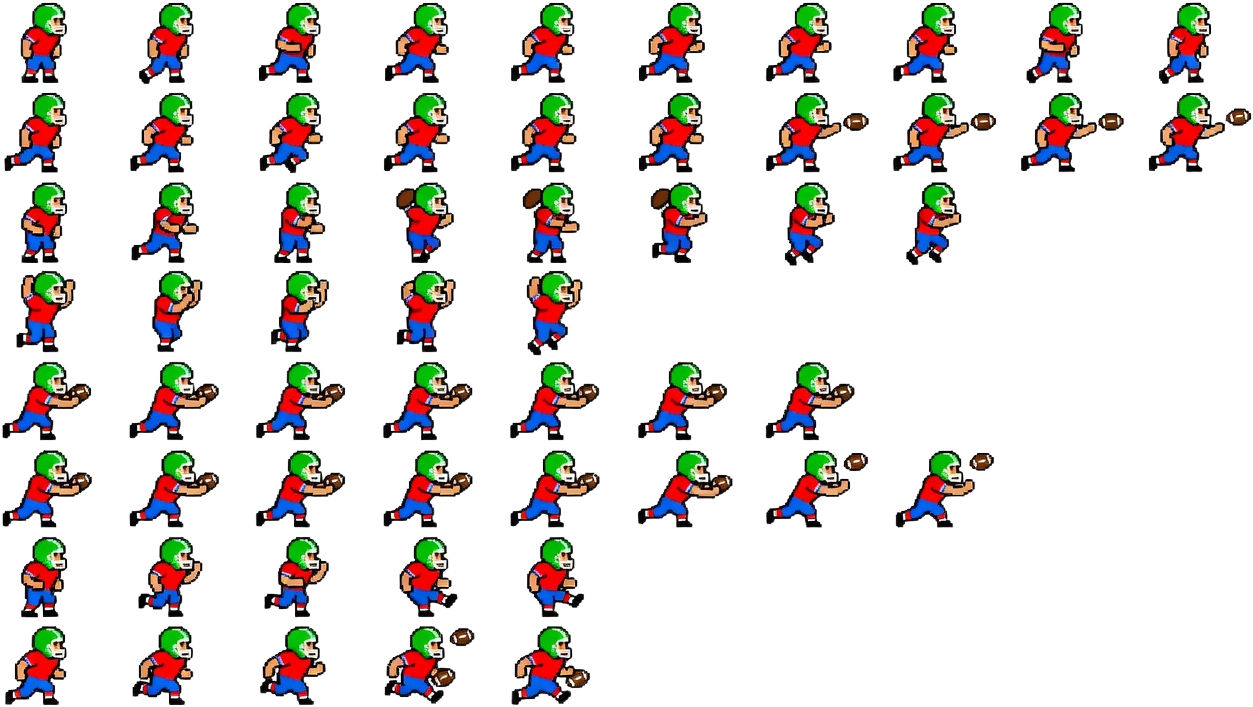 BitBowl Full Player Sprite Sheet