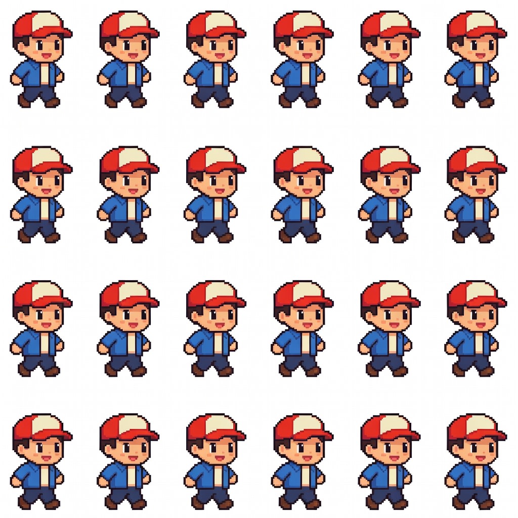Trainer Spritesheet (2 / 2)