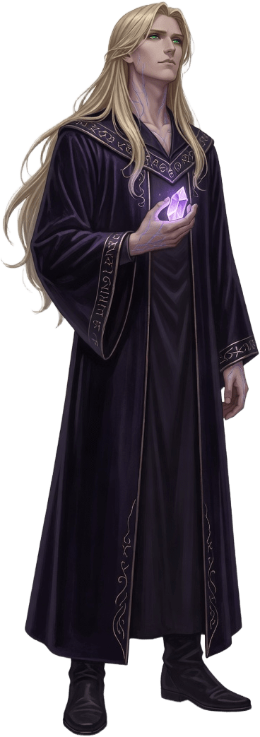 Rubick - Blonde Arcane Professor Full Body