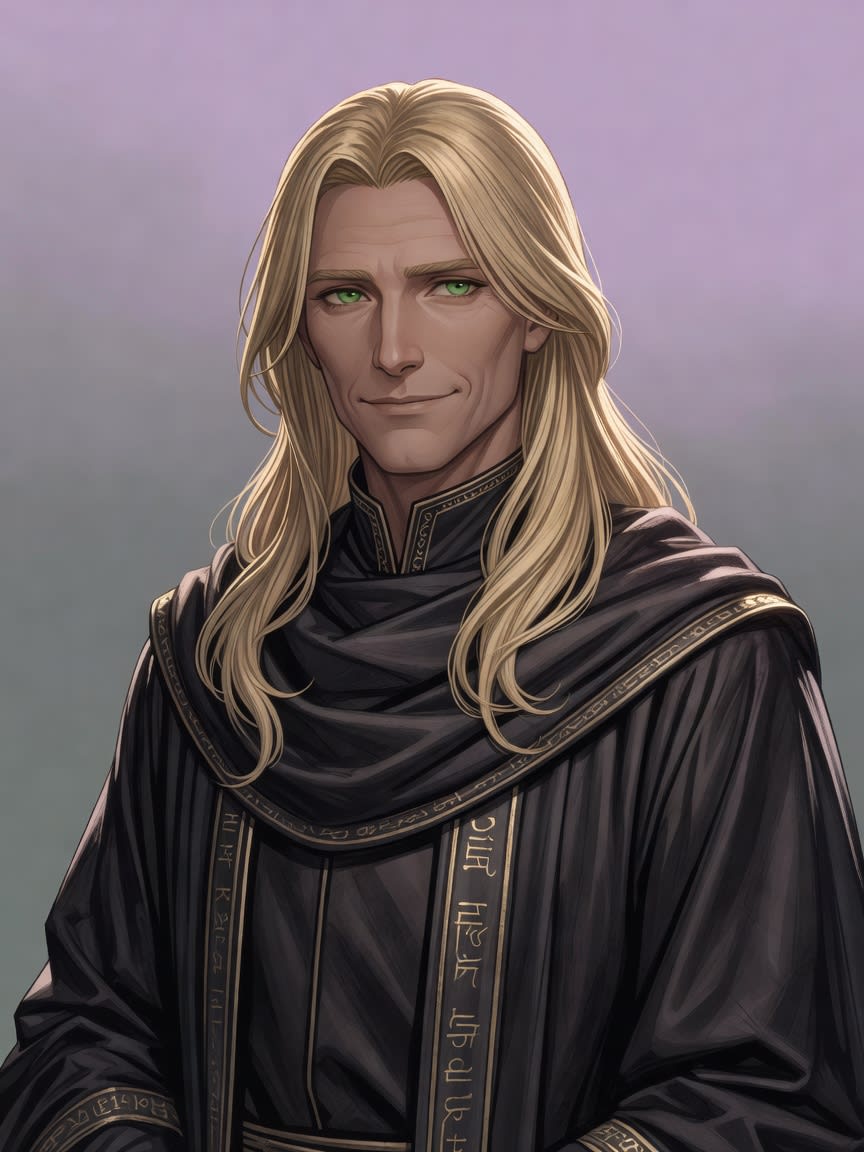 Rubick - Blonde Long Hair Green Eyes