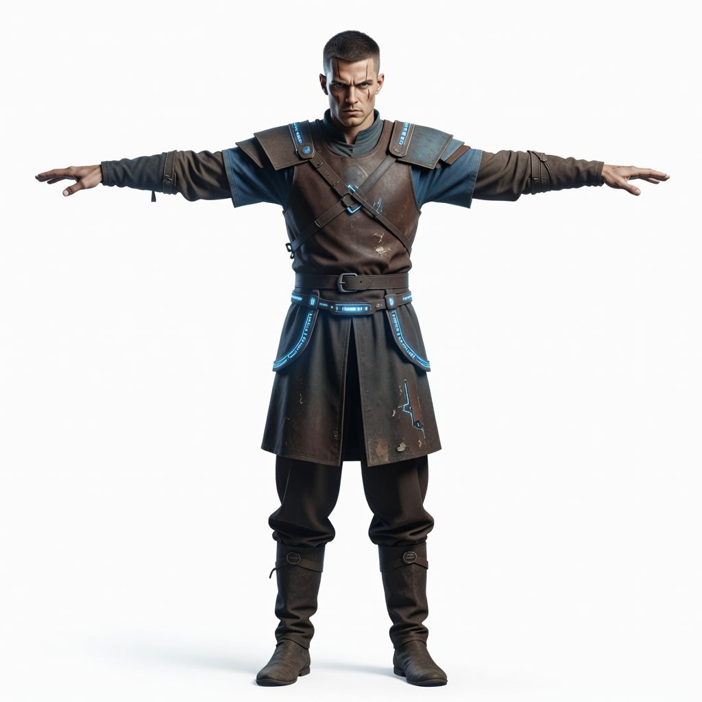 Medieval-Tech Adventurer Concept (2 / 2)