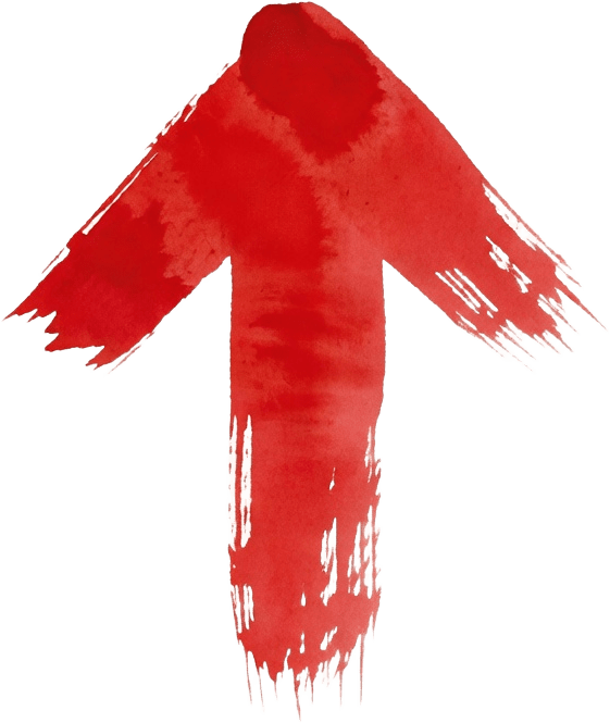 Painted Red Arrow