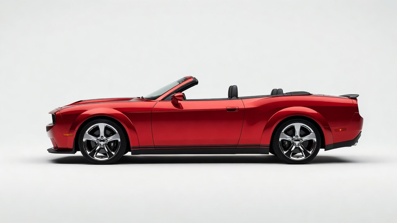 American Muscle Convertible - Side View