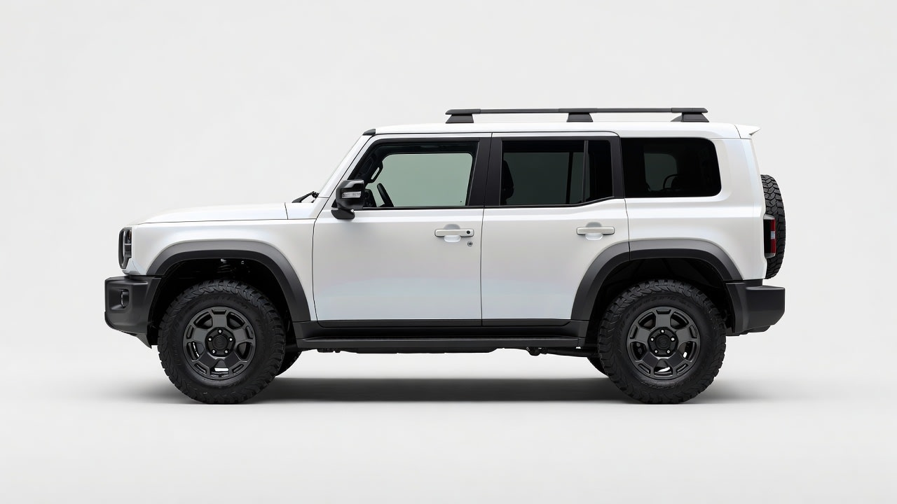 Japanese Off-Road SUV - Side View