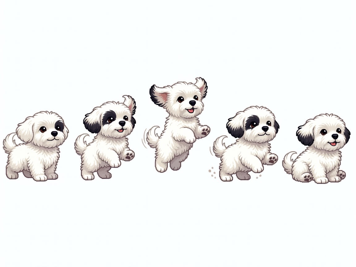 Puppy Arrival Spritesheet v2 (1 / 2)