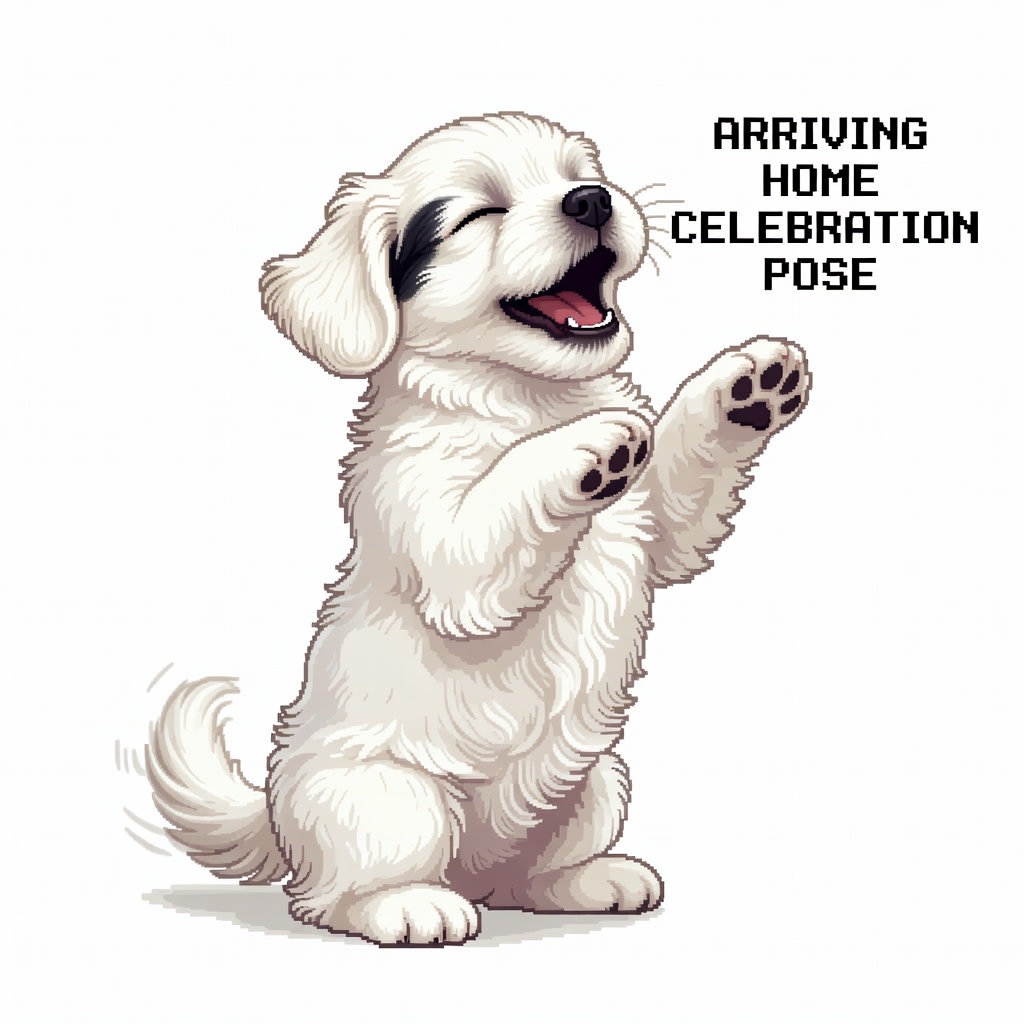 Puppy Arriving Home Celebration
