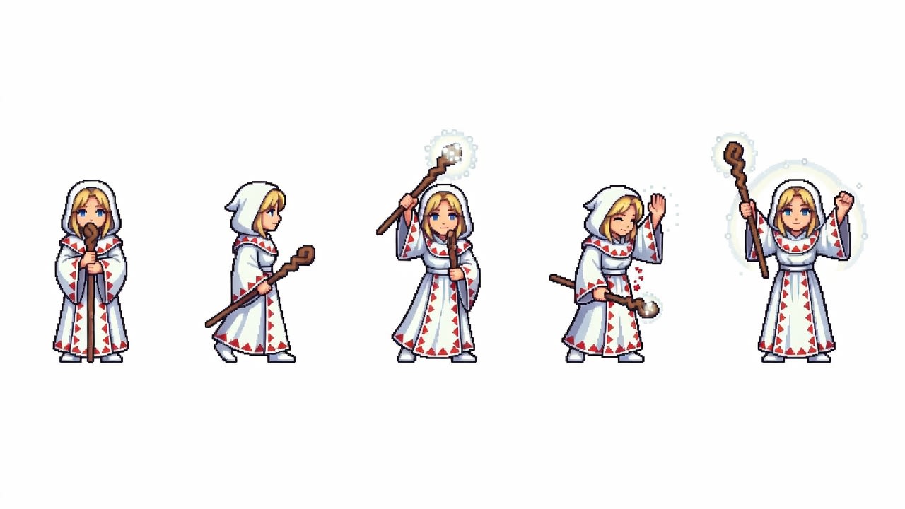 Sylvara - Key Pose Sheet (3 / 4)