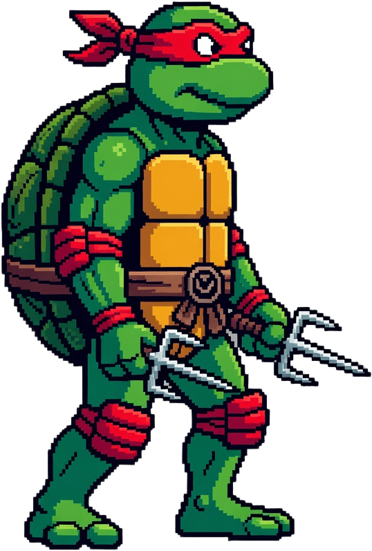 Raphael - TMNT Player Sprite