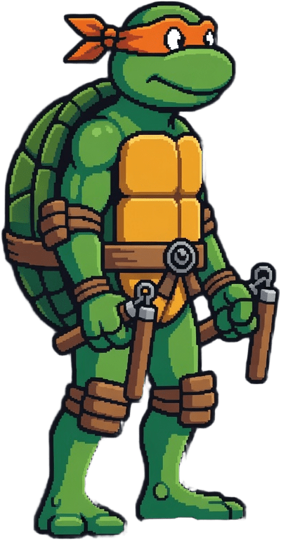 Michelangelo - TMNT Player Sprite