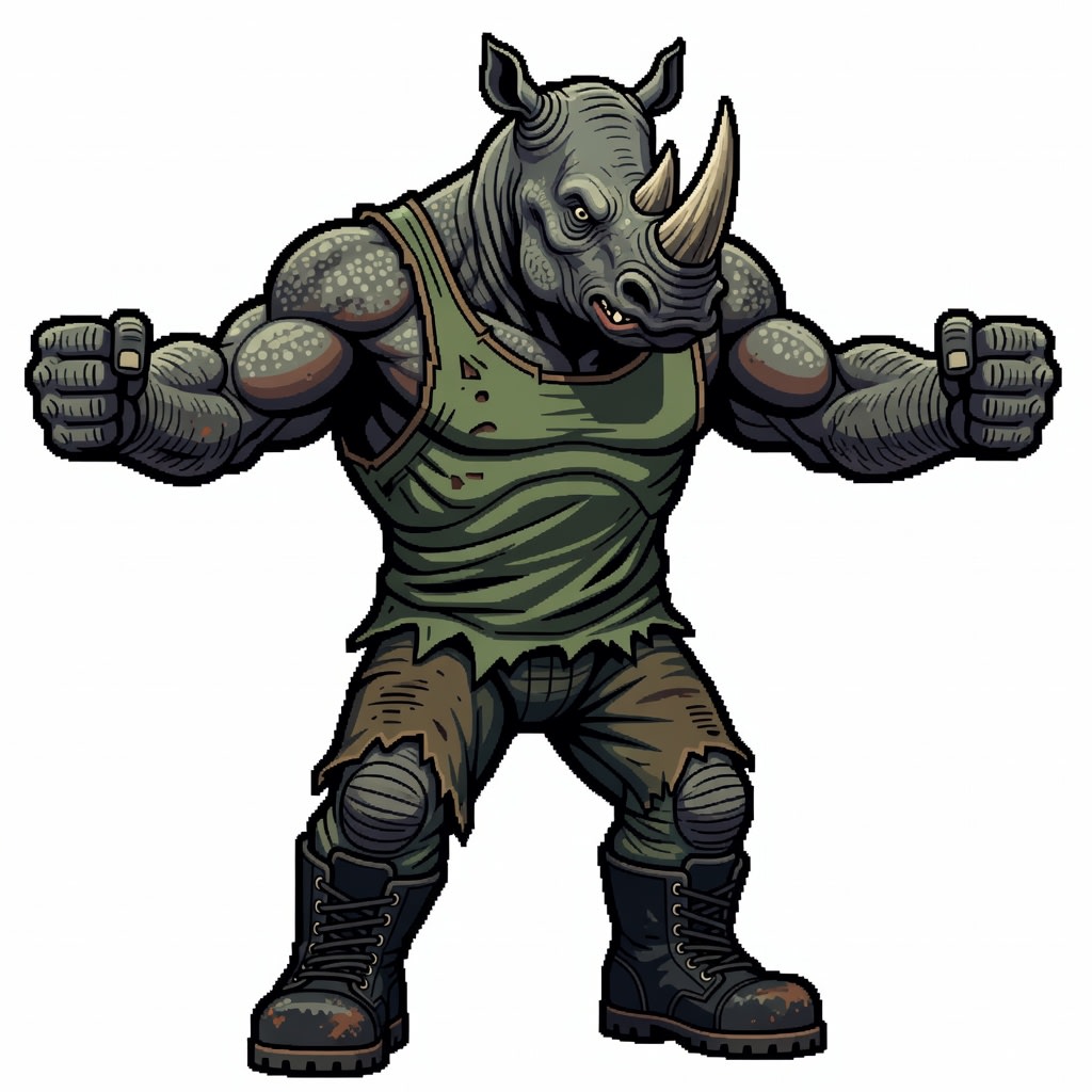 Rocksteady - TMNT Boss (4 / 4)