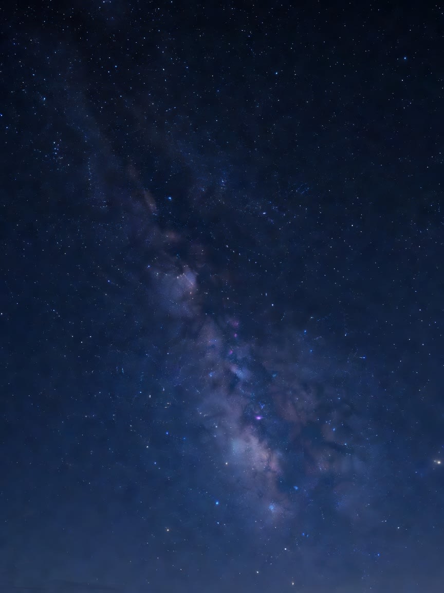 Starry Night Sky Panorama