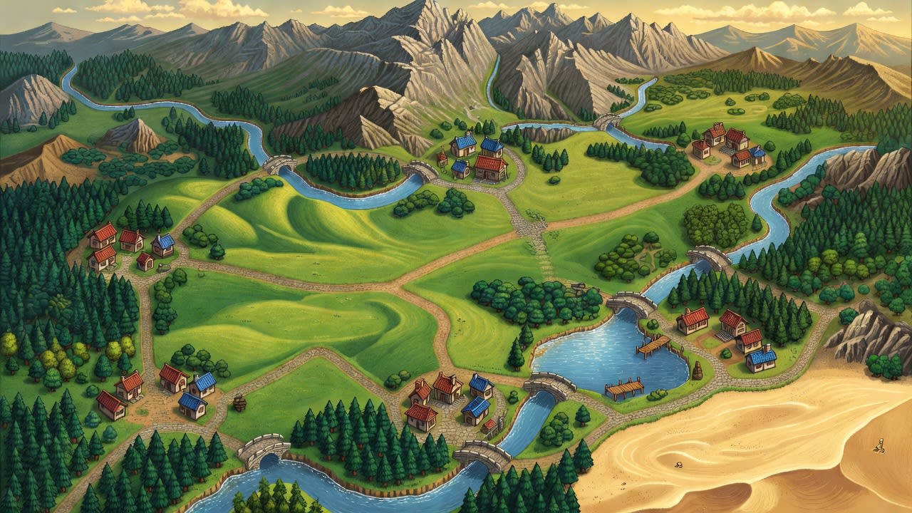 INVICTUS Overworld Map